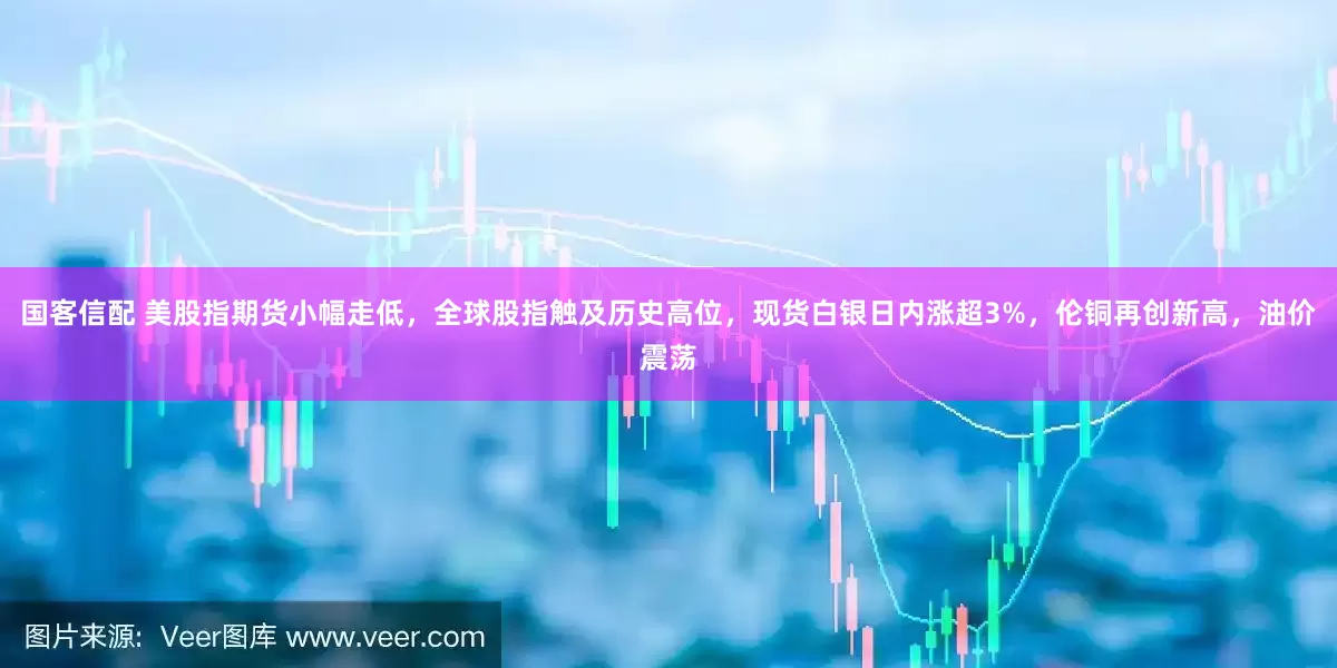 国客信配 美股指期货小幅走低，全球股指触及历史高位，现货白银日内涨超3%，伦铜再创新高，油价震荡